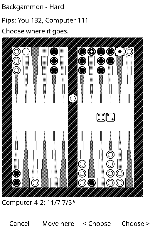 Backgammon screenshot 1