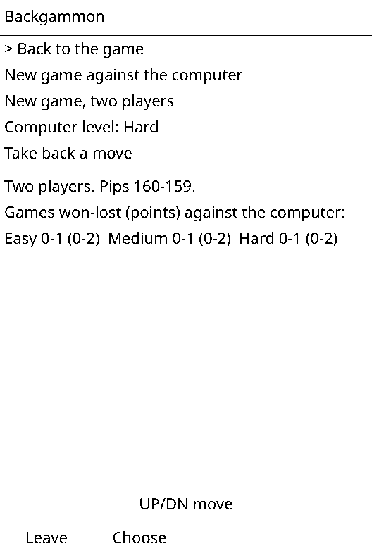Backgammon screenshot 3