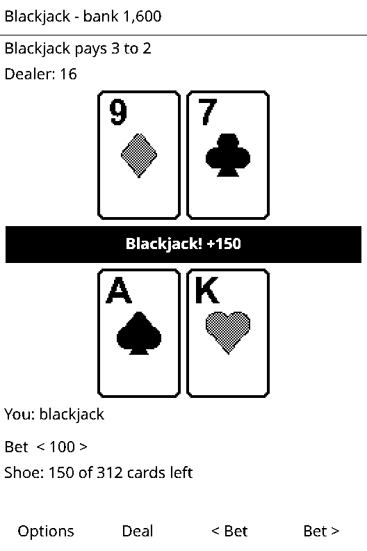 Blackjack screenshot 2