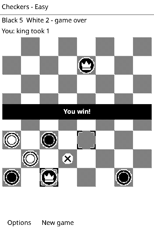 Checkers screenshot 2