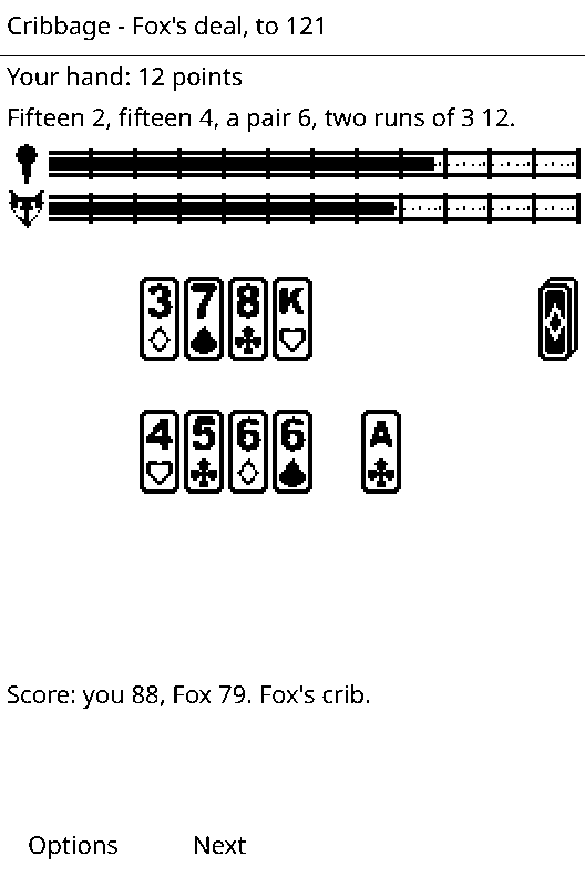 Cribbage screenshot 1