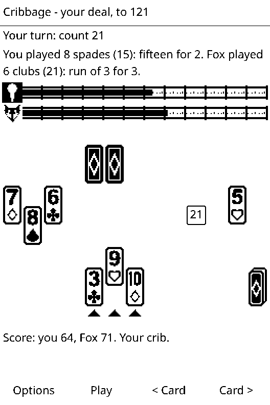 Cribbage screenshot 2