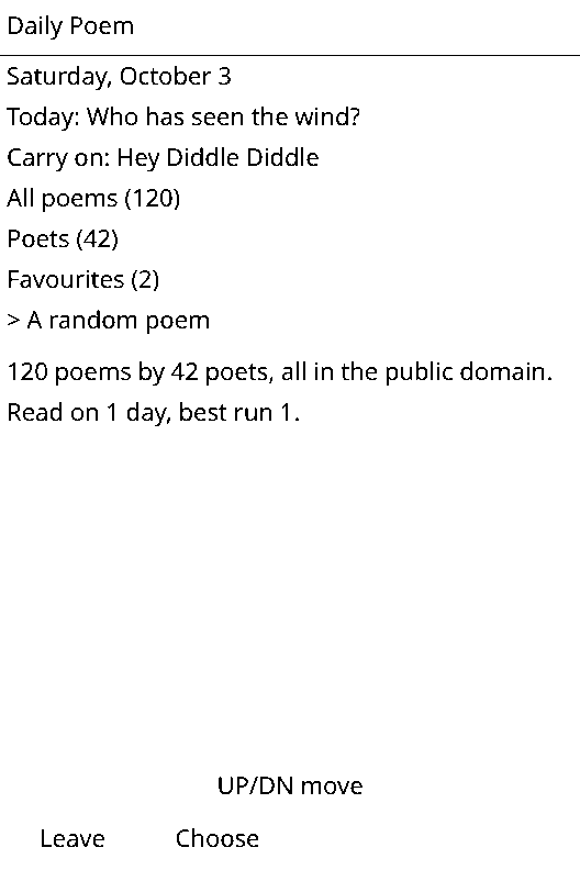 Daily Poem screenshot 2