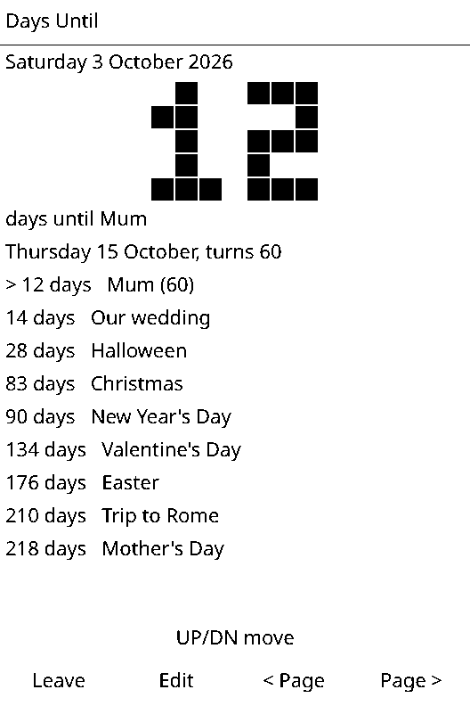 Days Until screenshot 1