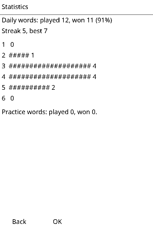 Five Letters screenshot 3