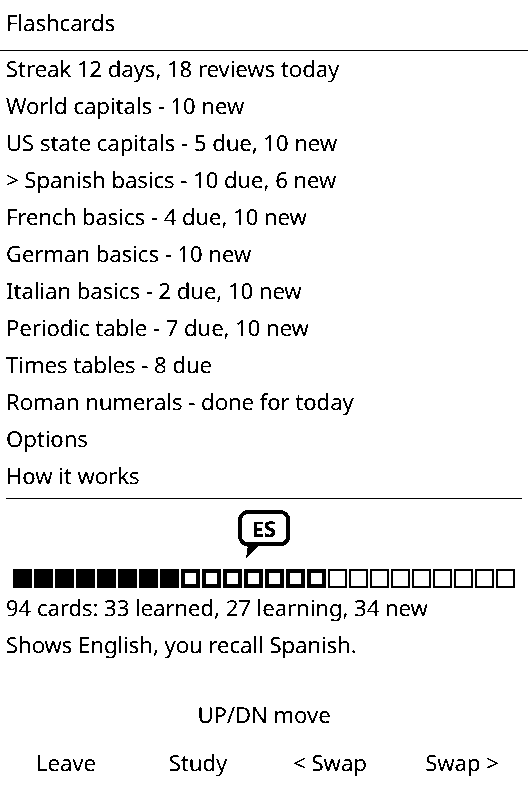 Flashcards screenshot 2