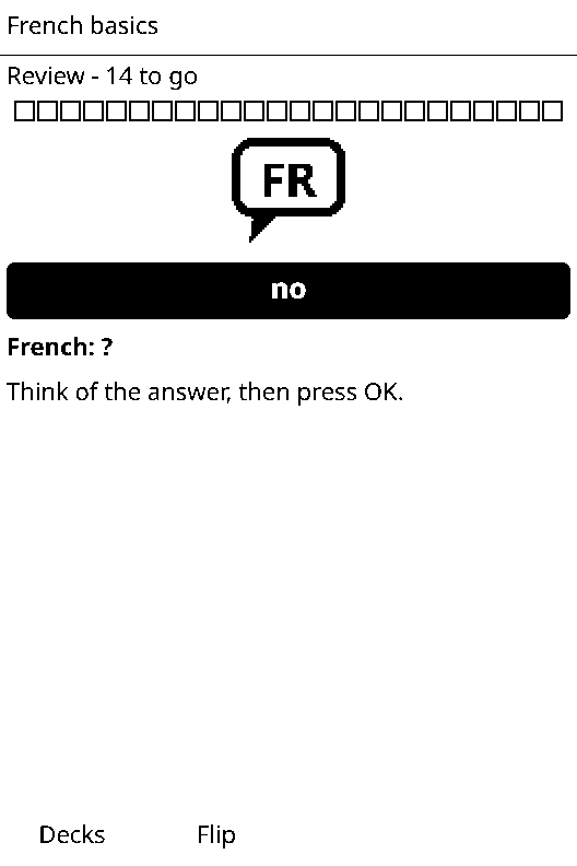 Flashcards screenshot 3