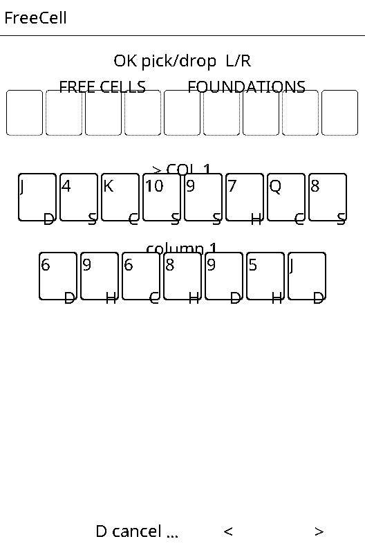 FreeCell screenshot 1