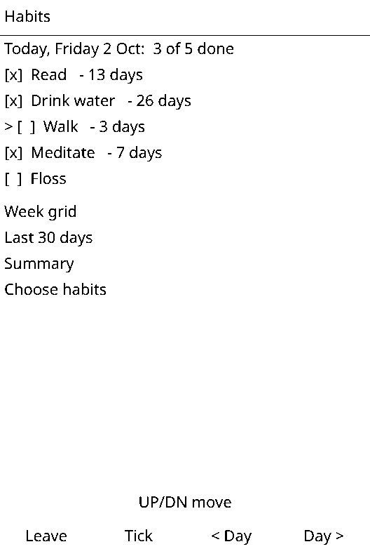 Habits screenshot 1