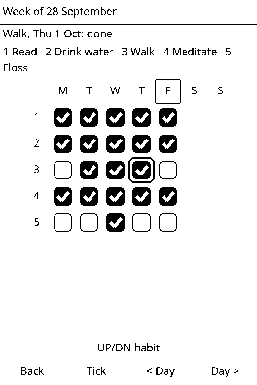 Habits screenshot 2