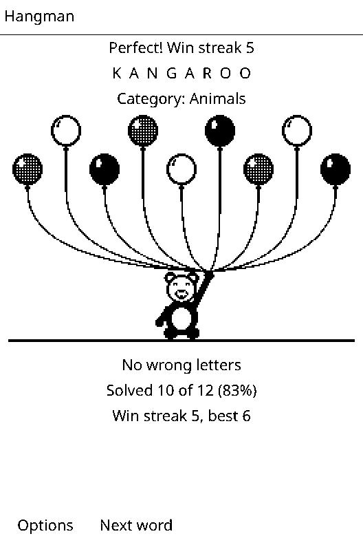 Hangman screenshot 2