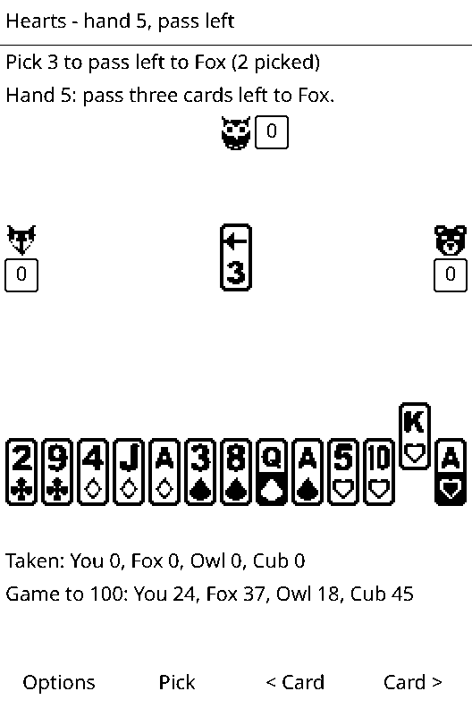 Hearts screenshot 2