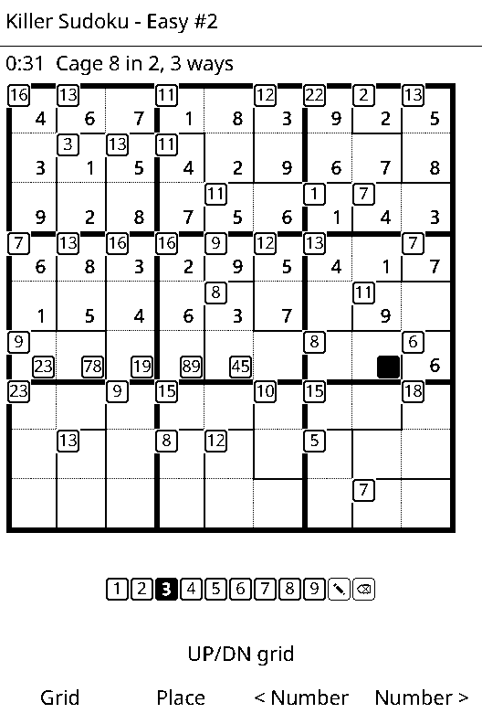 Killer Sudoku screenshot 1