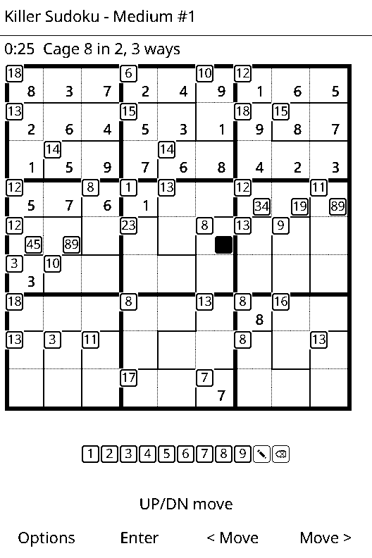 Killer Sudoku screenshot 2