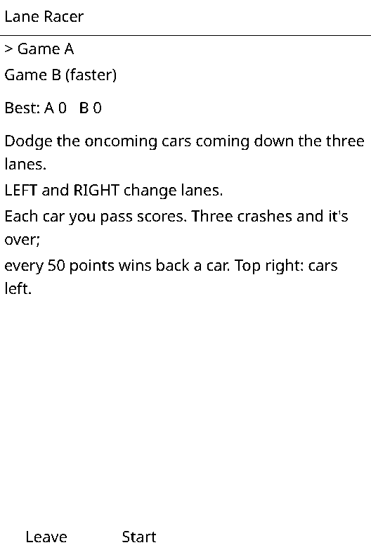 Lane Racer screenshot 1