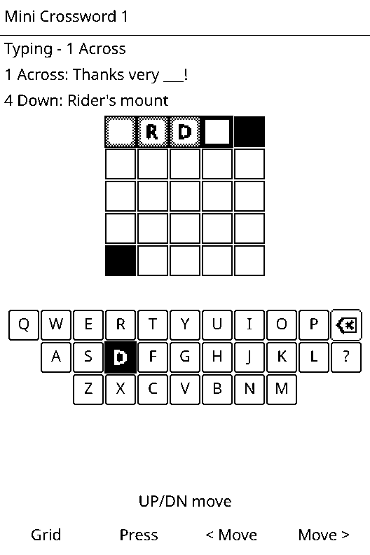 Mini Crosswords screenshot 1