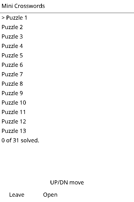 Mini Crosswords screenshot 3