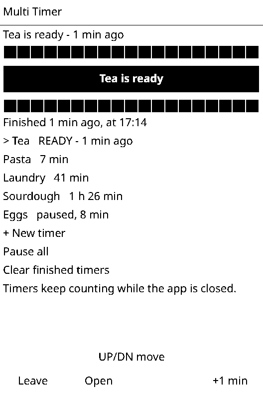 Multi Timer screenshot 1