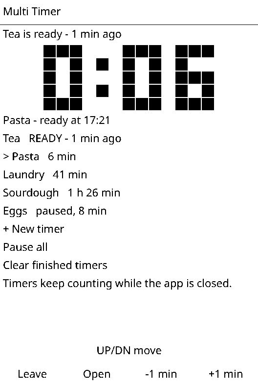 Multi Timer screenshot 2