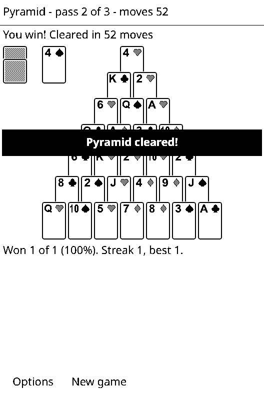 Pyramid Solitaire screenshot 2
