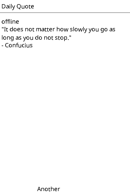 Daily Quote screenshot 1