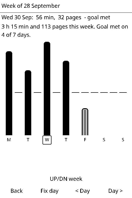 Reading Log screenshot 2