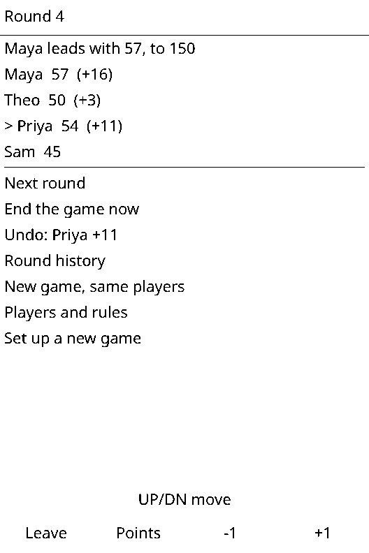Score Keeper screenshot 1