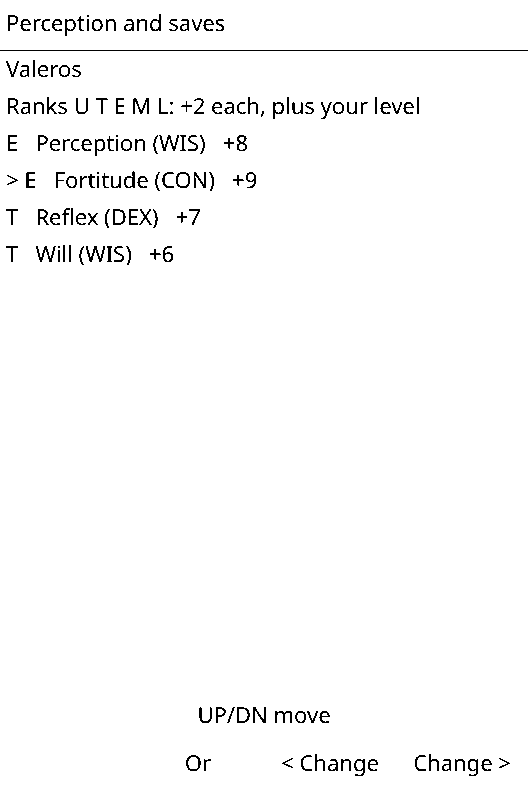 Pathfinder 2E Character Sheet screenshot 2