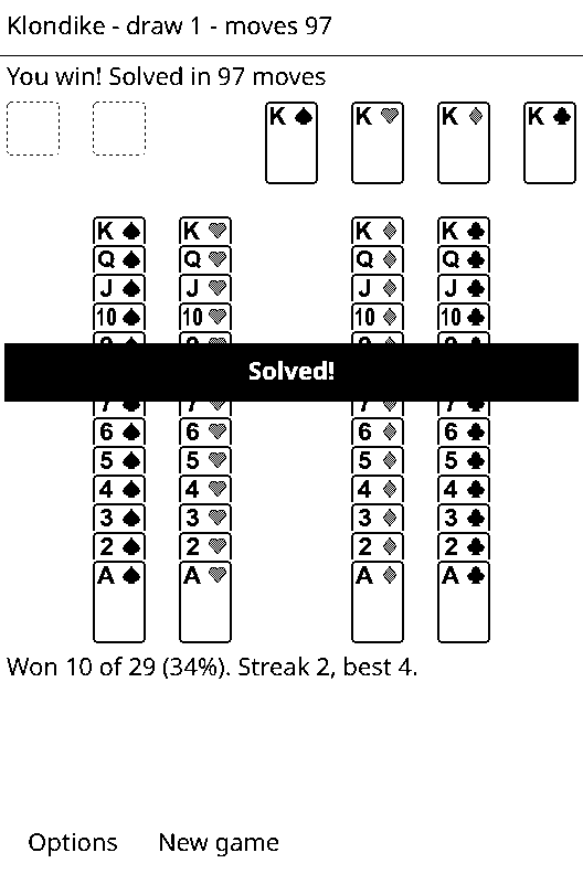 Klondike Solitaire screenshot 2