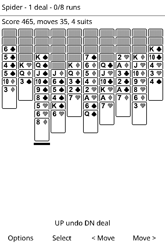Spider Solitaire screenshot 3