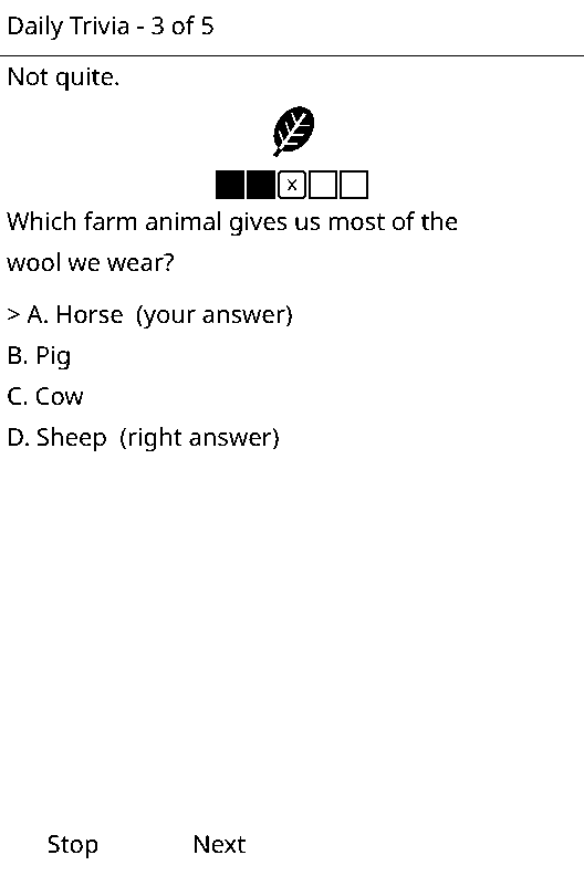 Daily Trivia screenshot 1