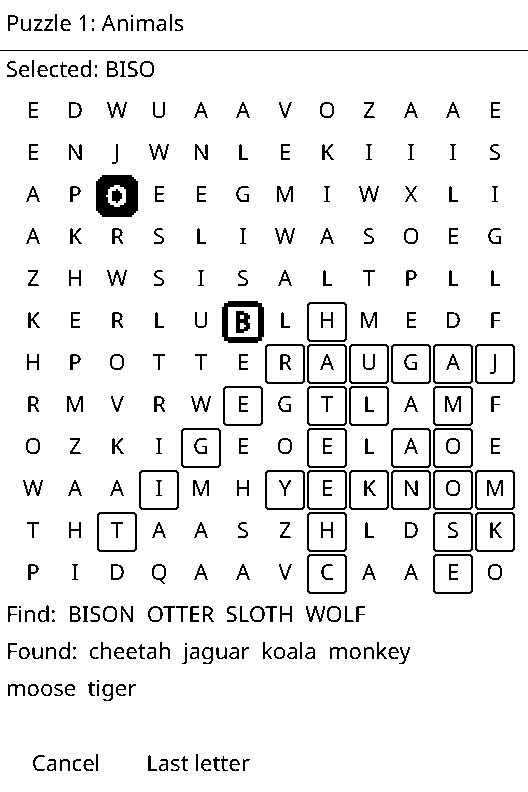 Word Search screenshot 1