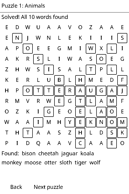 Word Search screenshot 2